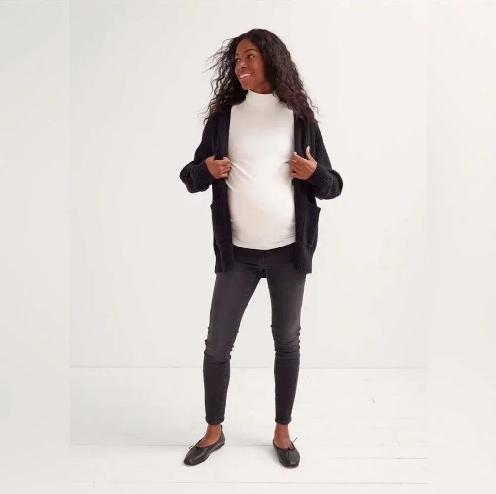 HatchโThe Slim Maternity Jean in Onyx 29